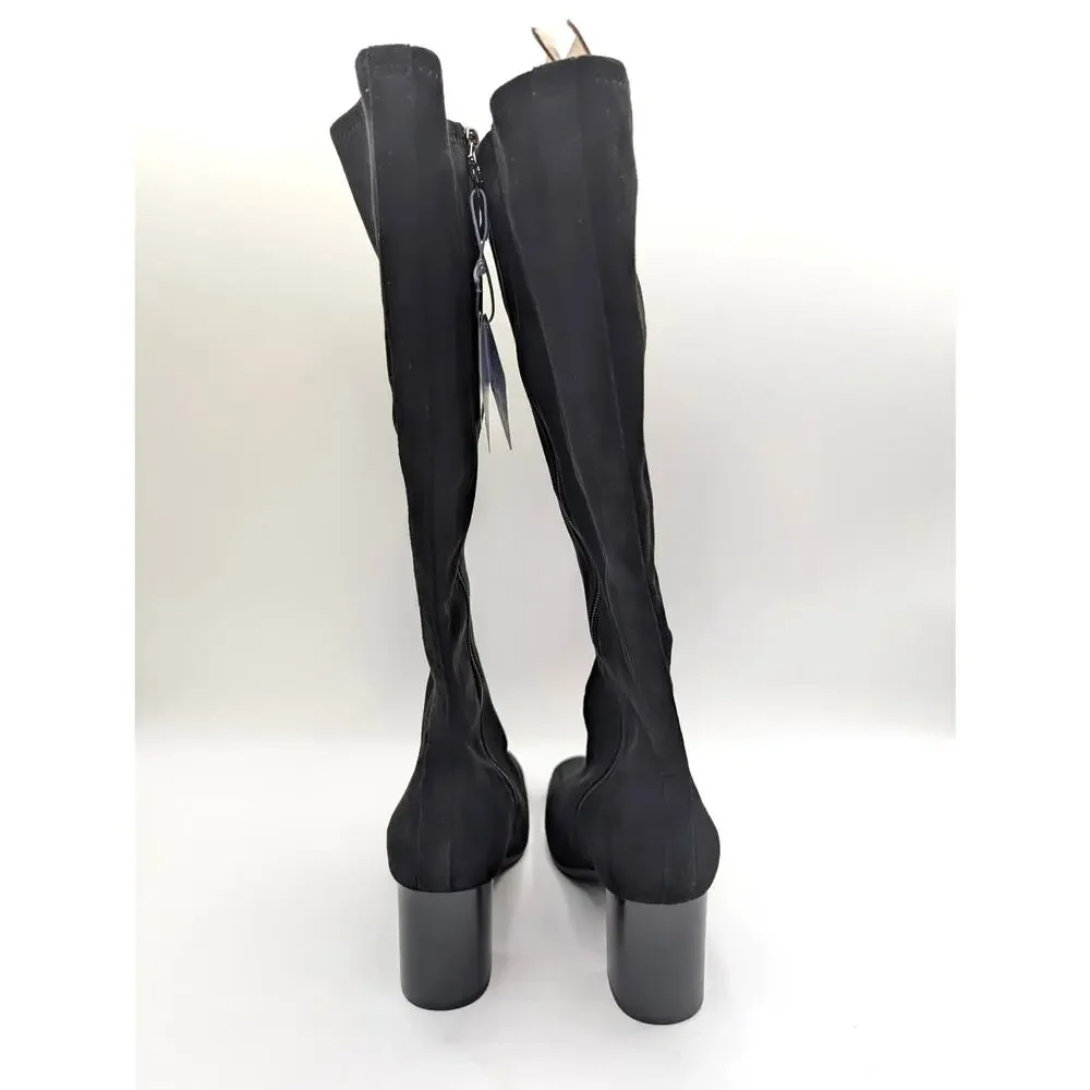 Aerosoles Centola Knee High Boot Square Toe Women's Black Size US10WW